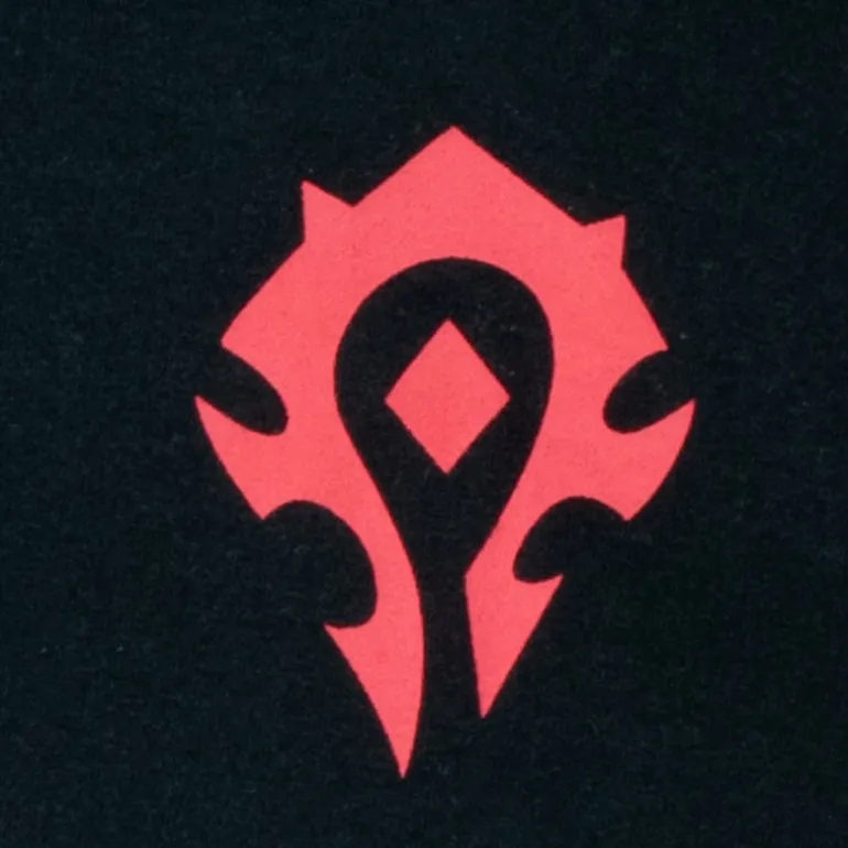 Women Fortune Fashion World of Warcraft Horde Logo Women's Black Long Sleeve T-Shirt