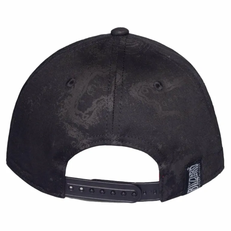 Difuzed World of Warcraft Horde Map of Azeroth Black Snapback Hat