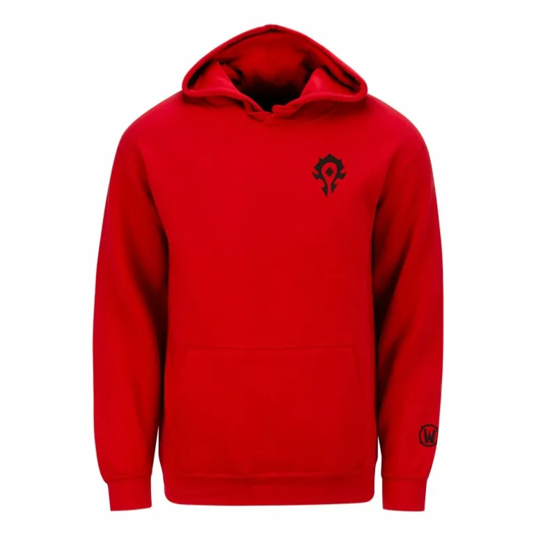 Cotton Heritage World of Warcraft Horde Red Pullover Hoodie