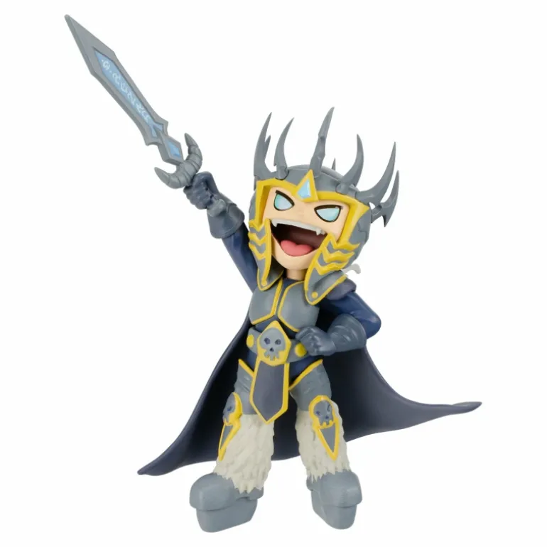 Blizzard OEM World of Warcraft Lil' Champions Snow Fight Arthas 8" Statue