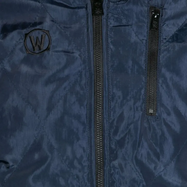 JINX Inc World of Warcraft: Shadowlands Navy Zip-Up Bomber Jacket