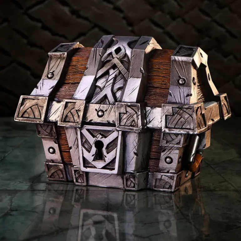 Nemesis Now World of Warcraft Silverbound Treasure Chest Box
