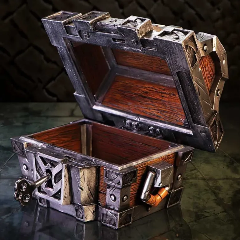 Nemesis Now World of Warcraft Silverbound Treasure Chest Box