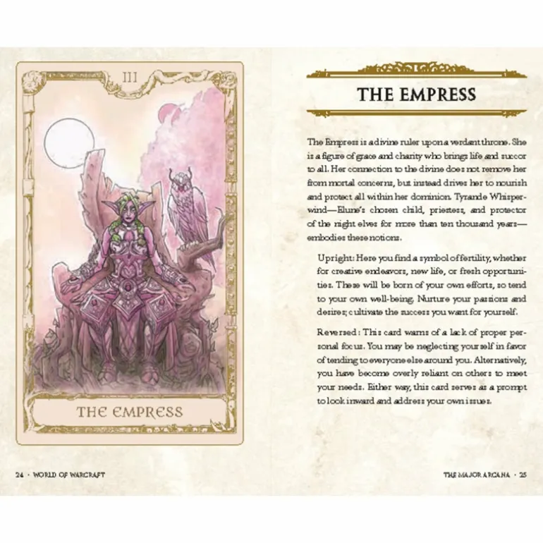 Insight Editions World of Warcraft: The Official Tarot Deck and Guidebook