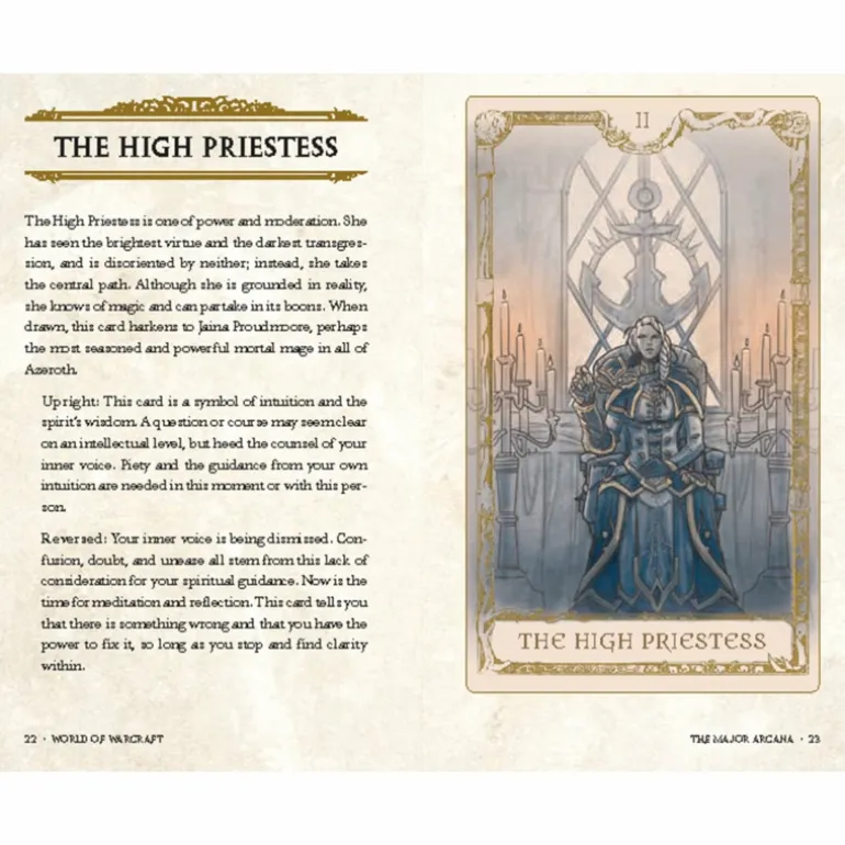 Insight Editions World of Warcraft: The Official Tarot Deck and Guidebook