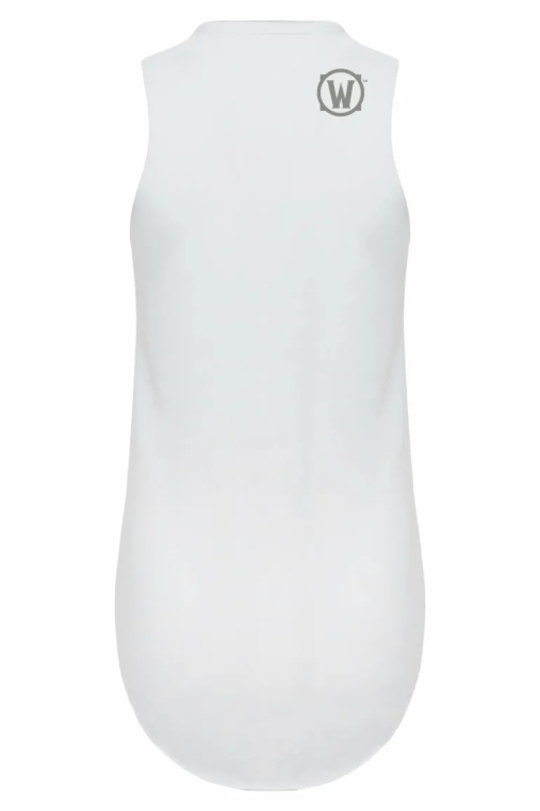 Women Sportiqe World of Warcraft Women's White Tank Top