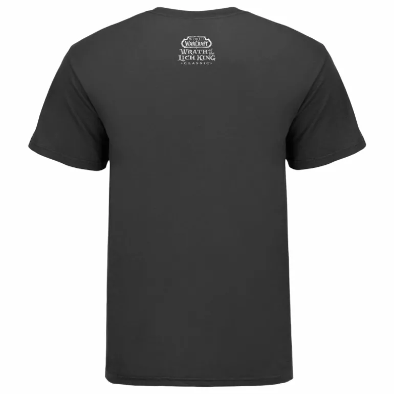 LGM World of Warcraft: Wrath of the Lich King Distressed Helm Grey T-Shirt